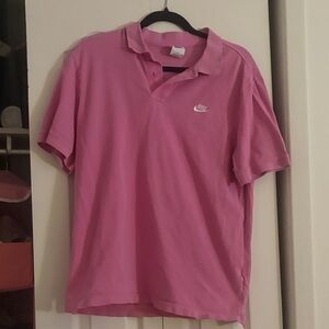 Nike Pink Polo Shirt for woman